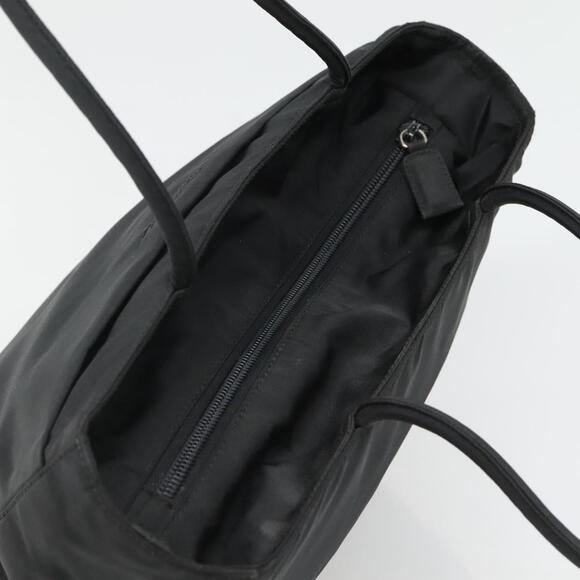 PRADA Tote Bag Nylon Black Silver - Picture 6 of 9